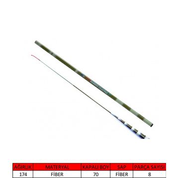 Captain 1065 Bamboo Pole Kısa Kapanır Göl Kamışı