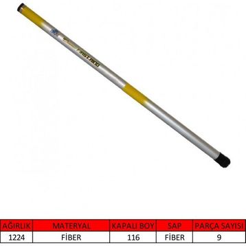 Captain 1071 400 cm First Ring Pole Bilezikli Göl Kamışı