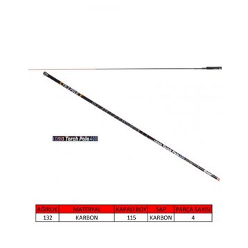 Captain 1090 Torch Pole 40T Karbon Göl Kamışı