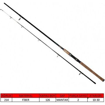 Captain 1436 10 30 gr Atar 210 cm Compact Ugly Stick 2 Parça Spin Kamış