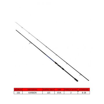 Captain 1441 8-28 gr 245 cm Blue Spin Olta Kamışı