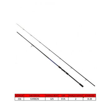Captain 1441 8-28 gr 245 cm Blue Spin Olta Kamışı
