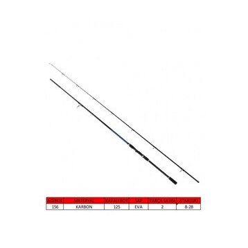 Captain 1441 8-28 gr 245 cm Blue Spin Olta Kamışı