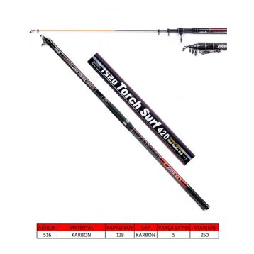 Captain 1520 250 gr 420 cm Torch Surf Kamış