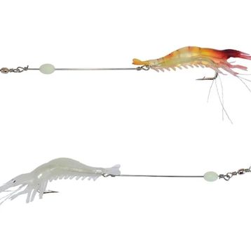 Captain 3063 Set A 2'li Silikon Karides Takım 10 cm Suni Yem