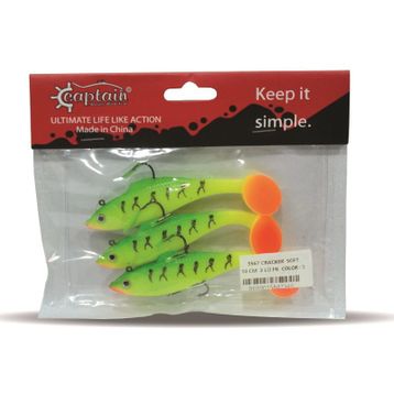 Captain 3567 10 cm 3'lü Color:5 Cracker Soft yem