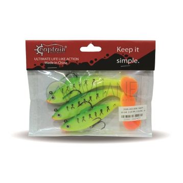 Captain 3568 12 cm 3'lü Pk Color:5 Cracker Soft yem
