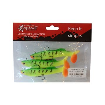 Captain 3575 10 cm 3'lü Pk Color:2 Perfecto Soft yem