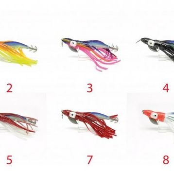 Captain 3581 11 cm Oktopus Squid Size 3.5 Kalamar Zokası