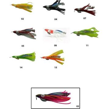 Captain 3581 Oktopus Squid Size 3.5 03 11 cm Kalamar Zokası