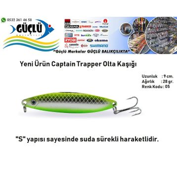 Captain 6101 Trapper 9 cm 28 gr Color 05 Olta Kaşıkları
