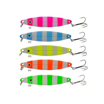 Captain 6150 28 gr Zebra Glow 9 cm Lüfer Kaşığı