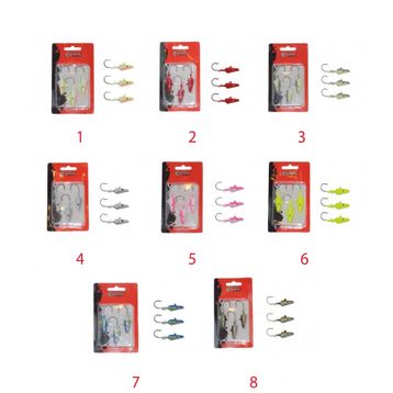 Captain 6457 Jig Head 15 gr Ultimate Sardine 3'lü Set