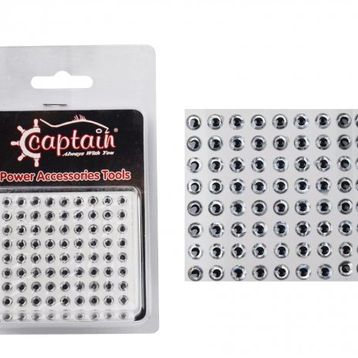 Captain 7632 Natural 6 mm 64'lü Balık Gözü