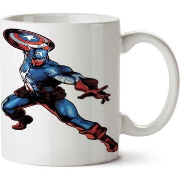 Captain America Masvel Capcom Baskılı Kupa
