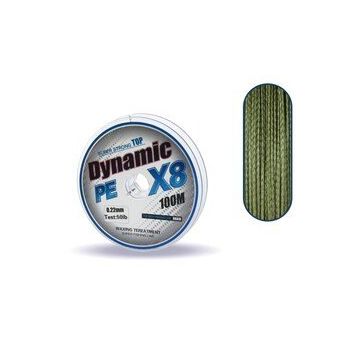 Captain Dynamic Soft Pe 8 Örgü İp 100 mt Yeşil 0.22 mm Misina