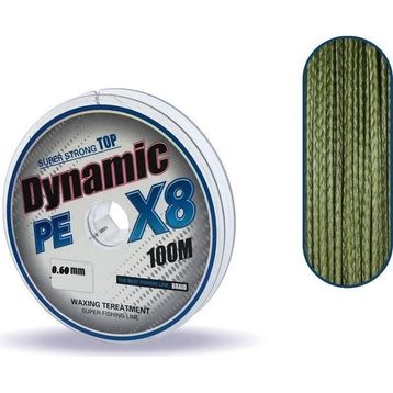 Captain Dynamic Soft Pe 8 Örgü İp Misina 100 mt Yeşil 0.50 mm Misina