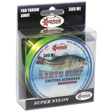 Captain Kyoto Surf 300 mt Sarı 0.40 mm Monofilament Misina