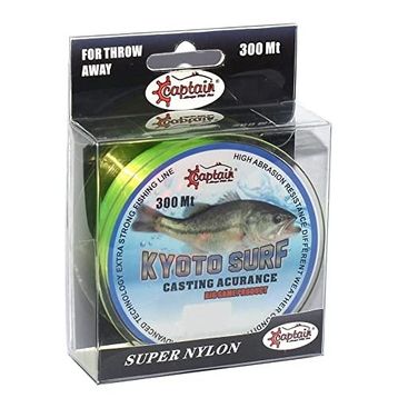 Captain Kyoto Surf 300 mt Sarı 0.40 mm Monofilament Misina