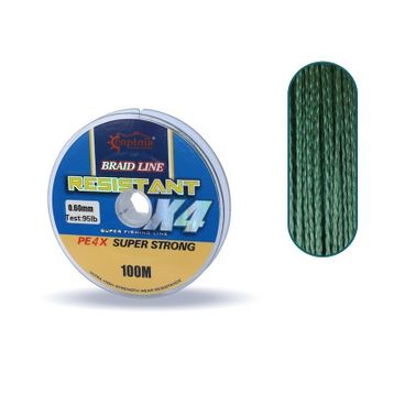 Captain Resistant PE 4 Kat 100 mt Yeşil İp Misina