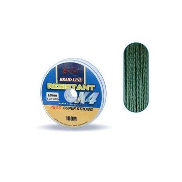 Captain Resistant Pe 4 Kat İp 100 mt Yeşil 0.20 mm Misina