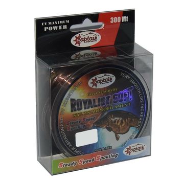 Captain Royalist Soft 300 mt Kahve Rengi 0.30 mm Monofilament Misina