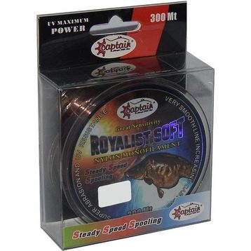 Captain Royalist Soft 300 mt Kahve Rengi 0.30 mm Monofilament Misina