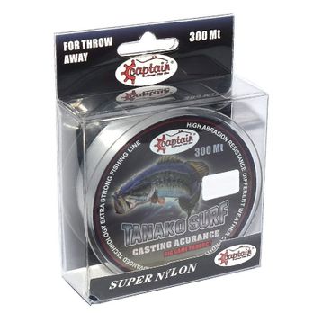 Captain Tanako Surf 300 mt Beyaz 0.33 mm Monofilament Misina
