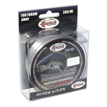 Captain Tanako Surf 300 mt Beyaz 0.33 mm Monofilament Misina