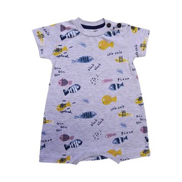 Caramell TE4951 Gri 3-6 Ay Bebek Tulumu