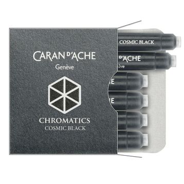 Caran Dache 8021-009 Cosmic Siyah Dolma Kalem Kartuşu