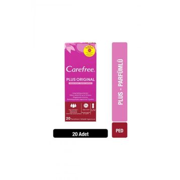 Carefree Plus Original Fresh Parfümlü 20'li Günlük Ped