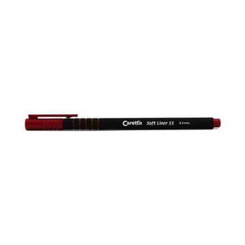 Caretta Bordo Soft Liner 55 Keçeli Kalem