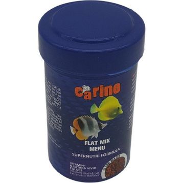 Carino Flat Mix Menu Granulat Renklendirici 100 ml Balık Yemi