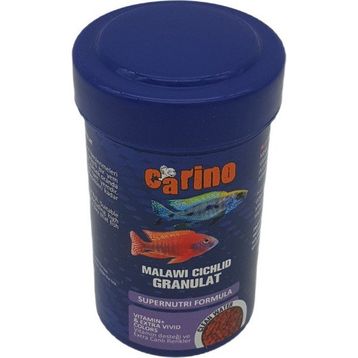 Carino Malawi Cichlid Granulat Etçil 100 ml Balık Yemi