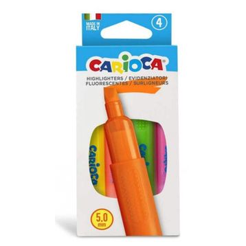 Carioca 4'lü 4 Renk Memory Fosforlu Işaretleme Kalemi