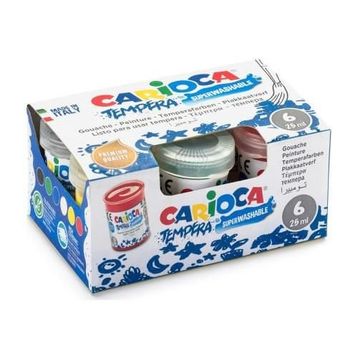 Carioca 6x35 gr Tempera Boya