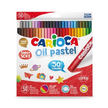Carioca Maxi Paket 50 Renk Yağlı Pastel Boya