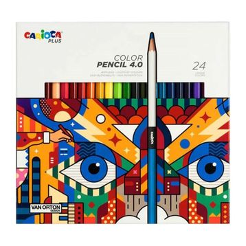 Carioca Plus 4 0 24'lü Kuru Boya Kalemi