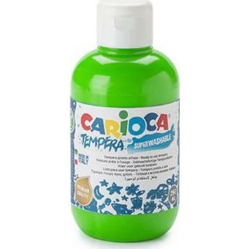 Carioca Tempera 500 ml Yeşil Süper Yıkanabilir Parmak Boya