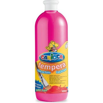 Carioca Tempera Kırmızı 1000 ml Süper Yıkanabilir Parmak Boya