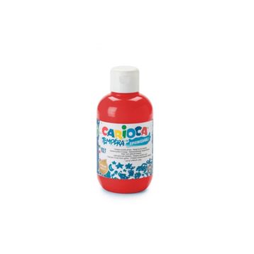 Carioca Tempera Kırmızı 250 ml Parmak Boya