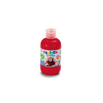Carioca Tempera Kırmızı 250 ml Süper Yıkanabilir Parmak Boya