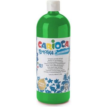 Carioca Tempera Yeşil 1000 ml Süper Yıkanabilir Parmak Boya