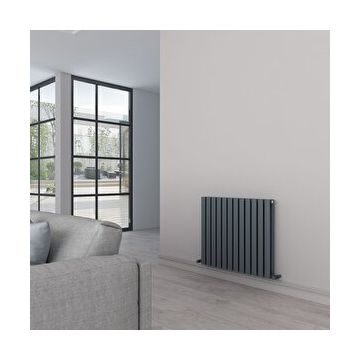 Carisa Tallis Double 180x59 cm Kumlu Açık Gri Alüminyum Radyatör