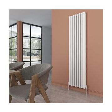 Carisa Tallis Double 180x59 cm Kumlu Açık Gri Alüminyum Radyatör