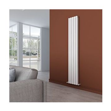 Carisa Tallis Double 180x59 cm Kumlu Beyaz Alüminyum Radyatör