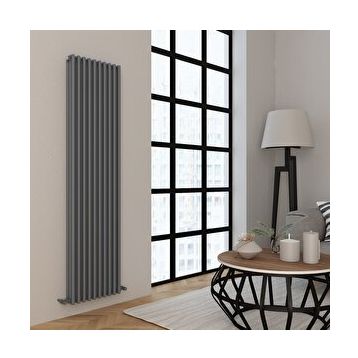 Carisa Tubulous 180x45 cm Kumlu Açık Gri Alüminyum Radyatör