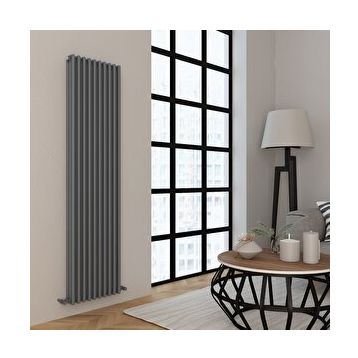 Carisa Tubulous 180x45 cm Kumlu Açık Gri Alüminyum Radyatör
