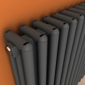 Carisa Tubulous 180x49,5 cm Kumlu Açık Gri Alüminyum Radyatör